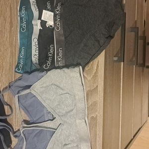 Calvin klein underwear briefs and bras size small